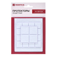 Купить Протекторы для мебели набор 21 шт, фетр (белые) (1/30) "VORTEX" 26002