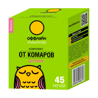 Купить Средство от комаров "Комарикофф оффлайн бережно" комплект жидк. 45 ночей 30 мл + фумигатор (1/16)