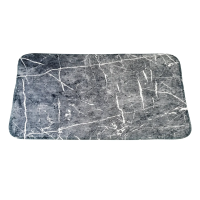 Купить Коврик для ванной "MARBLE" 50*80 см, полиэстер (темно-серый) (1/30) "SWENSA" BSM-MARBLE-DGR