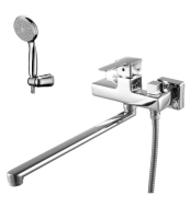 Купить Смеситель для ванн "BASIS"  LM3617C  длинный плоский излив (1/8) "LEMARK"