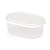 Купить Емкость для свч овальная 1,5 л (белый) (1/18) "Альтернатива" м8794