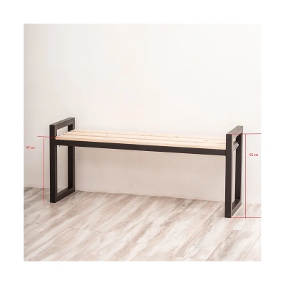 Купить Скамейка садовая дерев. сиденье 128 х 47 х 35 см (1)