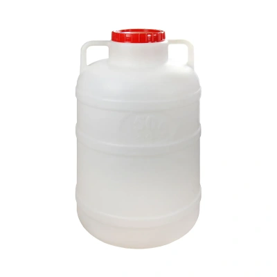 Купить Канистра-бочка пласт. 15 л круглая с крышкой и ручками (1/6) "Альтернатива" м044