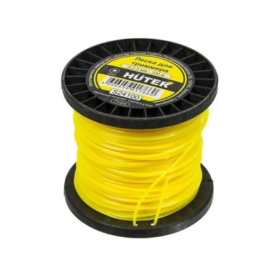 Купить Леска для триммера S24100 2,4 мм 100 м звезда (1) "HUTER"