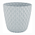 Купить Горшок для цветов "WAVE" D 205 мм/4,7 л (утренний туман) (1/6) "INGREEN" IG650310025