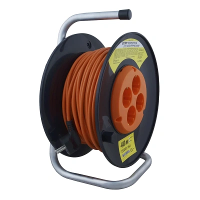 Купить Удлинитель на катушке SK 4х40-Z 16а ор/рбк16  40 м 3*1 мм (1/2) "Старт"