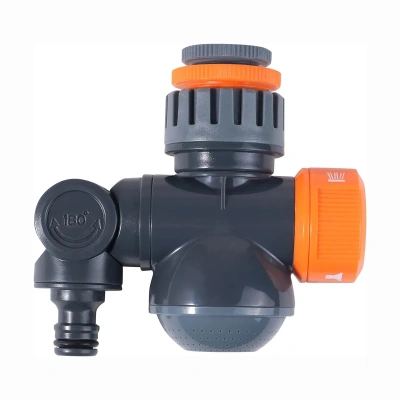 Купить Штуцер для крана 1/2"-3/4 -1" с душем (1/6) "PLANTIC LIGHT" 39384-01