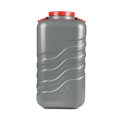 Купить Канистра-бочка пласт. "Волна-эконом" 120 л с крышкой и ручками (1/2) "Альтернатива" м8333