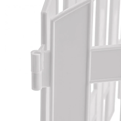 Купить Забор декоративный "Винтаж" пласт. 0,28*3 м 7 секций (белый) (1/5) "PALISAD"