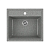Купить Мойка для кухни врезная искусств. камень GRS-06-309 565*505 мм темно-серая (1) "GREENSTONE"