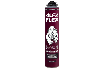 Клей-Пена монтажная Alfa Flex Profi всесезон. 1000мл