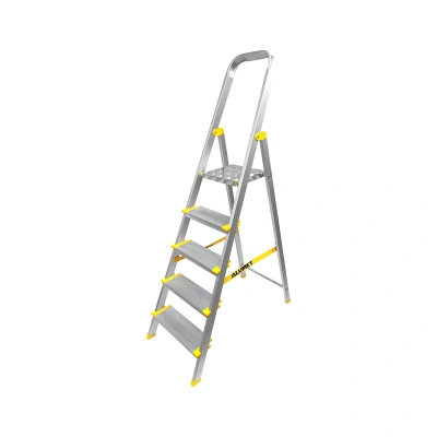 Купить Стремянка профи алюминиевая 5 ступеней анодиров. покрытие (1) "Алюмет"