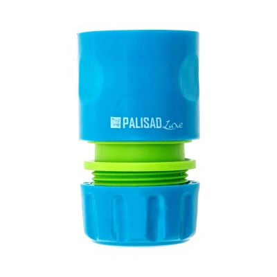 Купить Соединитель для шлангов "LUXE" 1/2" пласт. быстросъемный, однокомпонентный (1/240) "PALISAD"