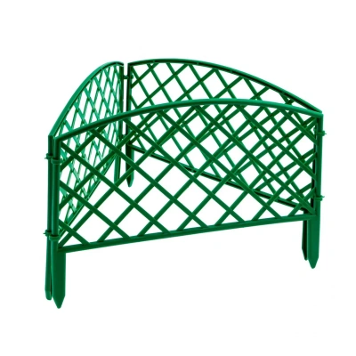 Купить Забор декоративный "Сетка" пласт. 0,24*3,2 м 7 секций (зеленый) (1/5) "PALISAD"