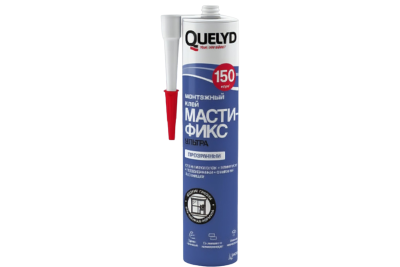 Клей монтажный Quelyd Mastifik ультра картридж 280г прозрачный
