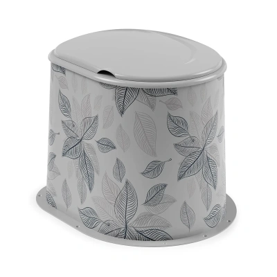 Купить Туалет дачный пласт. с крышкой  (декор парма) (1/5) "Альтернатива" м3026