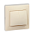Купить Выключатель "KVARTA" 2-х кл. вс10-2-0-ккм-44, 10а, кремовый (1/8/160) "IEK"