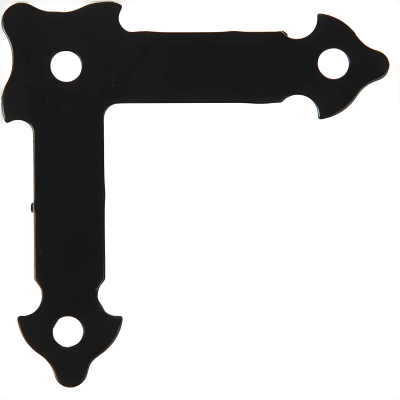 Купить Уголок декор прямой УДП-75 черный