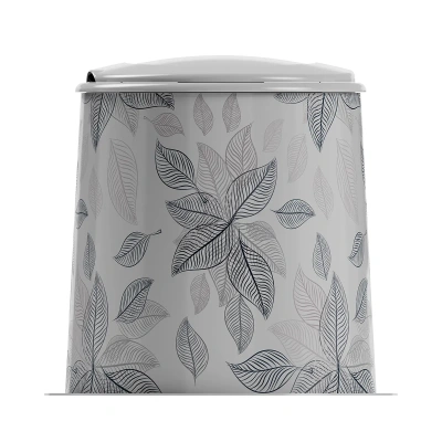 Купить Туалет дачный пласт. с крышкой  (декор парма) (1/5) "Альтернатива" м3026