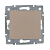 Купить Розетка "KARINA" 1 местн. с заземл, с крышкой (механизм) кремовый (1/10/120) "LEZARD" 707-0388-123B