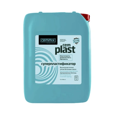 Купить Пластификатор "CEMPLAST"  5 л (1/128) "CEMMIX"