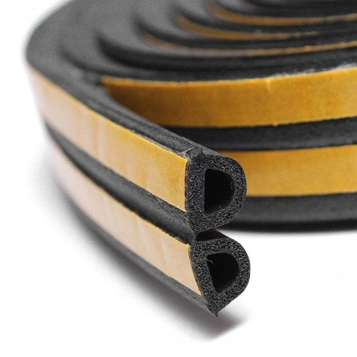 Купить Уплотнитель D 9 X 7,5 MM черный 6 м (1/20) "TYTAN PROFESSIONAL"