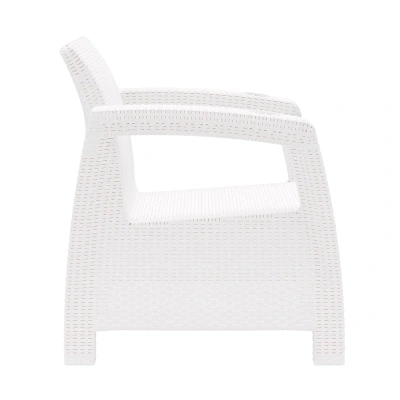 Купить Кресла пласт. "Ротанг плюс" набор 2 шт. (белый) (1) "Альтернатива" м8419