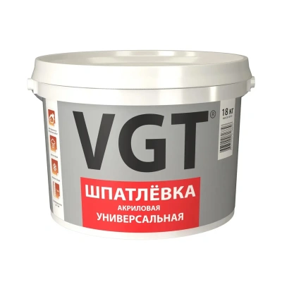 Купить Шпатлевка универсальная акриловая 18 кг (1) "Вгт"