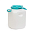 Купить Канистра-бочка пласт. 30 л прямоуг. с крышкой и ручками (D горл. 215 мм) (1/4) "Альтернатива" м447