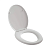 Купить Сиденье для унитаза "SOFT CLOSE FIRST" белое, микролифт (1/6) "WIRQUIN"