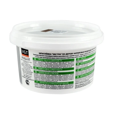 Купить Шпатлевка по дереву "Экстра" махагон 1 кг (1/6) "Вгт"