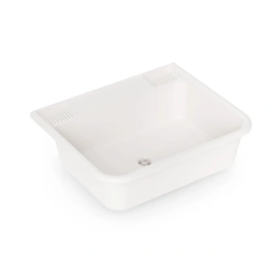 Купить Раковина для сада пласт. (белый) (1/7) "Альтернатива" м8014