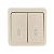 Купить Выключатель открыт. уст. "VIOLA" 2-х кл. проходной, кремовый (1/12/144) "LEZARD" 751-0300-106