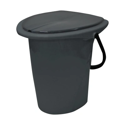 Купить Ведро-туалет "SMART SOLUTION" 17 л (серый) (1/7) "INGREEN" ING30001Fср