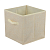 Купить Короб для хранения с ручкой 30*30*30 см, бежевый (1/20) "LEONORD"