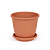 Купить Горшок для цветов "Афина" 3 л (коричневый) (1/24) "Альтернатива" м6542