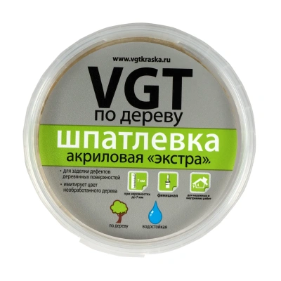 Купить Шпатлевка по дереву "Экстра" сосна 0,3 кг (1/6) "Вгт"