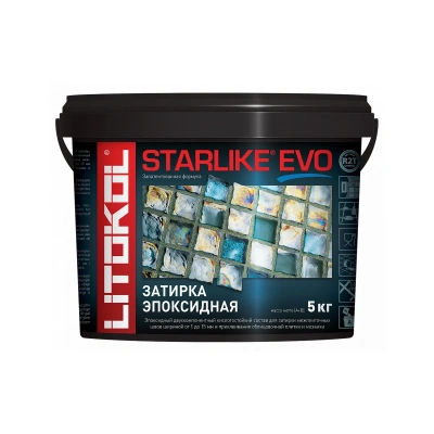 Купить Затирка эпоксидная 2-х комп. "STARLIKE EVO" S.205 TRAVERTINO, ведро 5 кг (1) LITOKOL