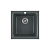 Купить Мойка для кухни врезная искусств. камень GRS-42-343 415*415 мм антрацит (1) "GREENSTONE"