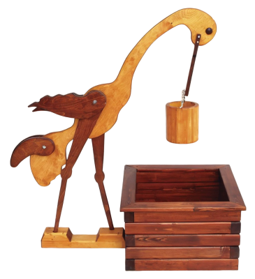 Купить Журавль декор. 4-х гран. колодец дерево