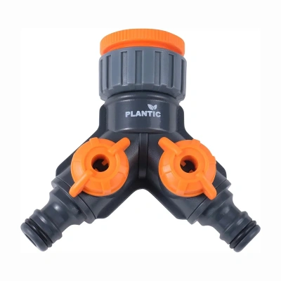 Купить Штуцер для крана 1/2"-3/4 -1" на два канала (1/10) "PLANTIC LIGHT" 39383-01