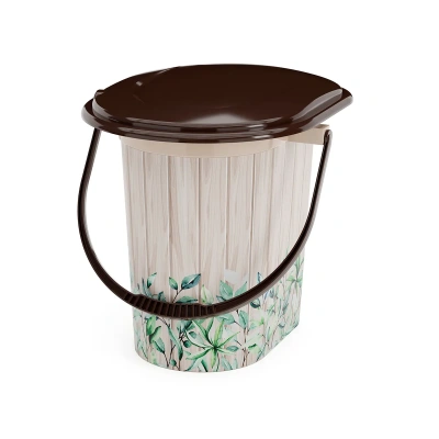 Купить Ведро-туалет 17 л "Летний день" (1/10) "Альтернатива" м2328