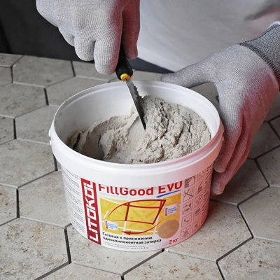 Купить Затирка "FILLGOOD EVO" F.100 BIANCO ASSOLUTO, ведро 2 кг (1) LITOKOL