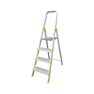 Купить Стремянка профи алюминиевая 4 ступени анодиров. покрытие (1) "Алюмет"