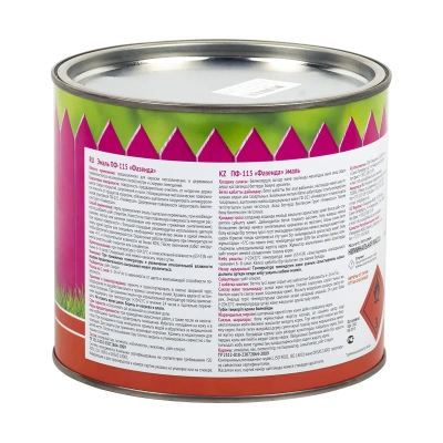 Эмаль "Фазенда" пф-115 черная 1,9 кг (1/6) текс