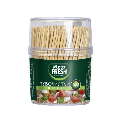 Купить Зубочистки дерев. 500 шт.(1/6/36) "MASTER FRESH"