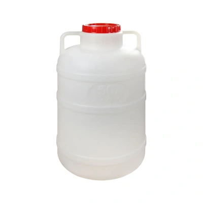 Купить Канистра-бочка пласт. 40 л круглая с крышкой и ручками (1/4) "Альтернатива" м046