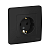 Купить Розетка "BLANCA" 1 местн. с заземл. 16а, антрацит (1/10/20) "SCHNEIDER"