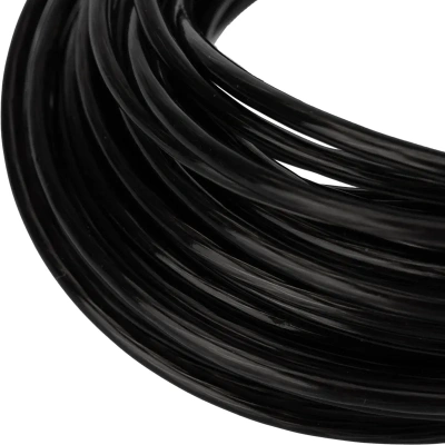 Купить Трос стальной в пвх оплетке 2,5 мм х 20 м, черный (1/50) "REXANT" 09-5125-3