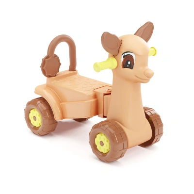 Купить Каталка детская "Олененок" (коричневая) (1/2) "Альтернатива" м3893